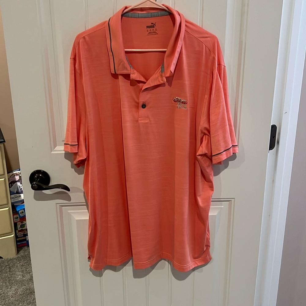 Puma, Torrey, Pines, coral golf polo XXL